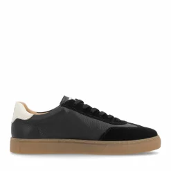New Rieker Meskie Tenisowki Low Street W Kolorze Czarnym
