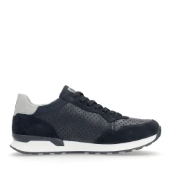 Clearance Rieker Meskie Tenisowki Niskie Ciemnoniebieskie W Kolorze Brudno-Szarym