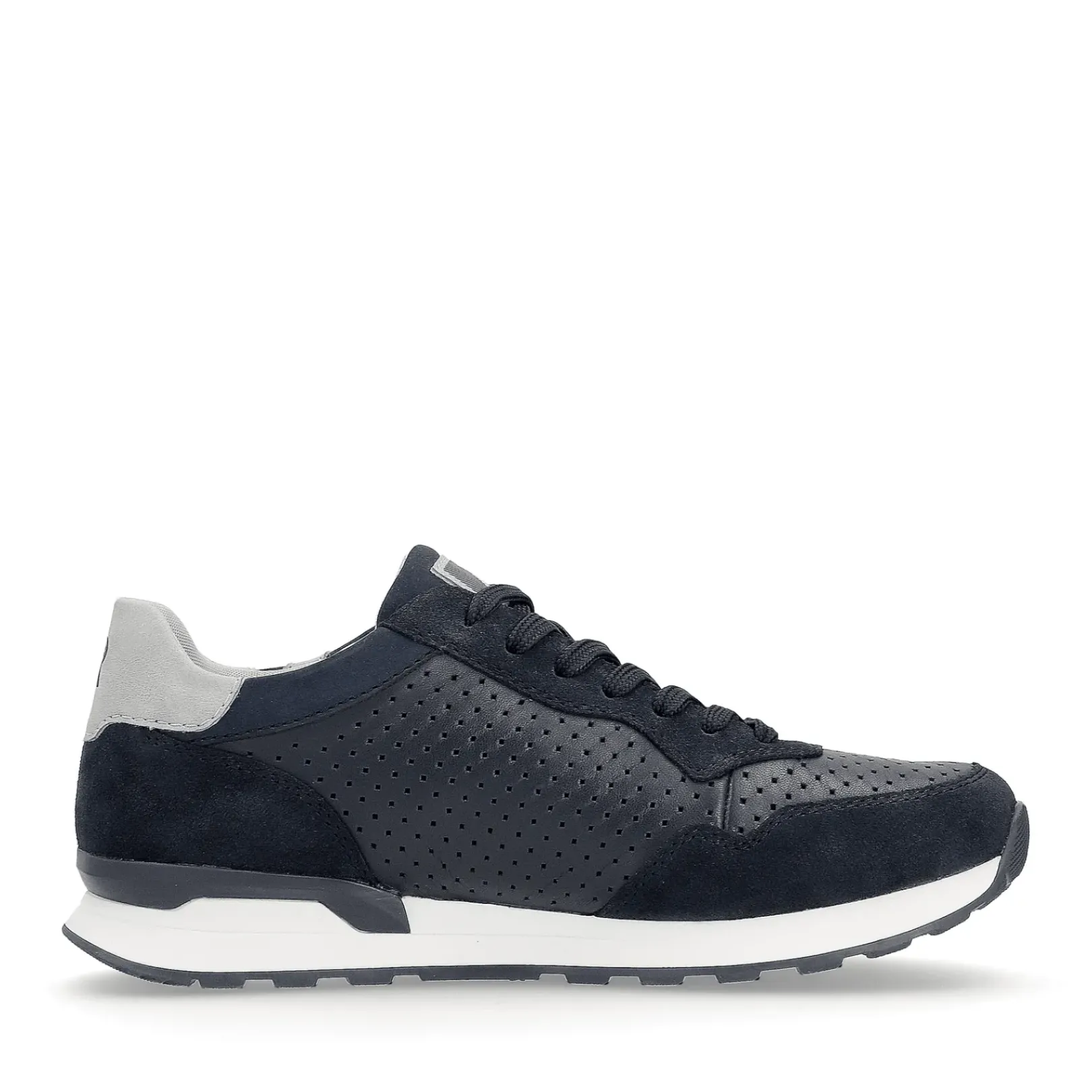 Clearance Rieker Meskie Tenisowki Niskie Ciemnoniebieskie W Kolorze Brudno-Szarym