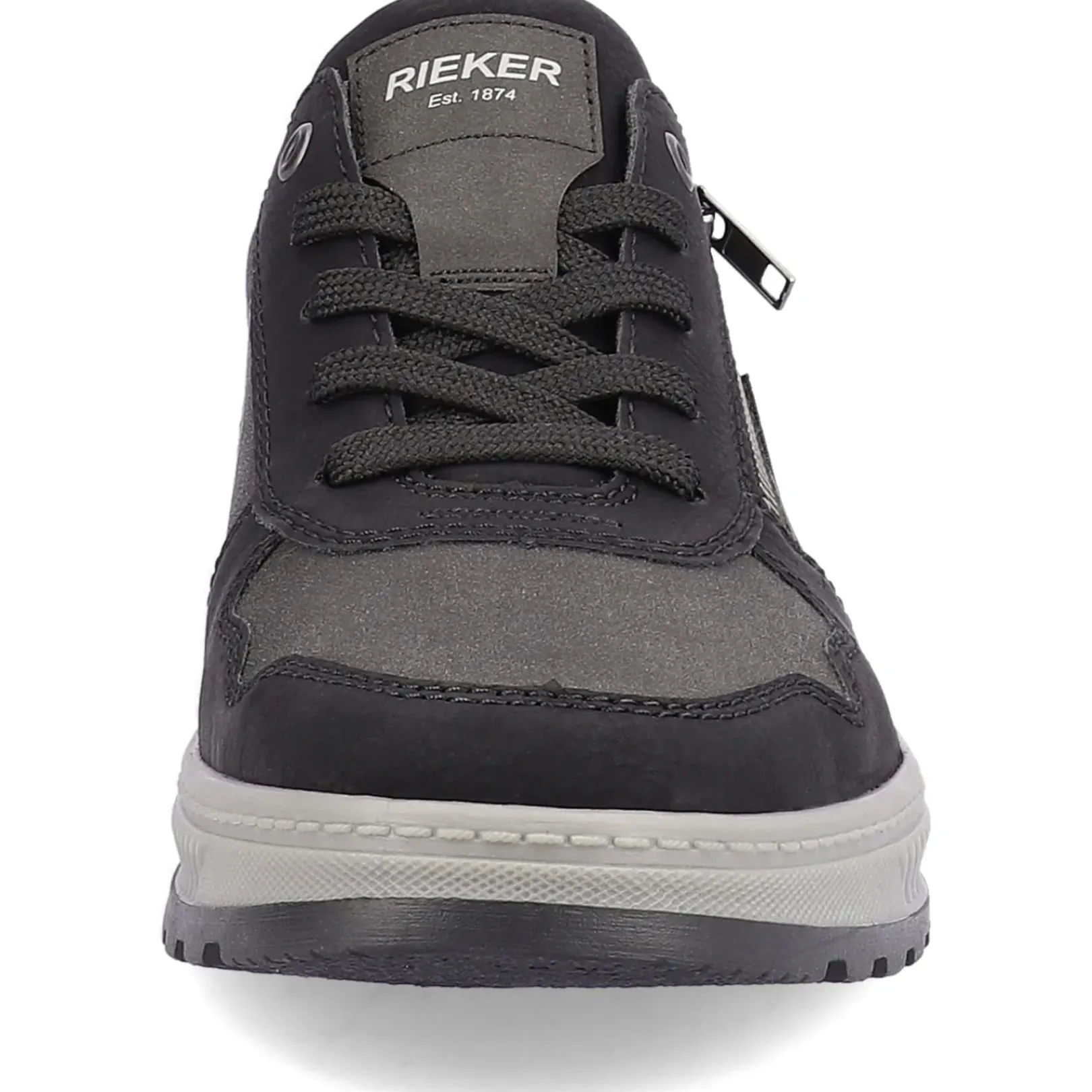 Discount Rieker Meskie Tenisowki , Niskie, Asfaltowe, Czarne