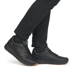 Discount Rieker Meskie Tenisowki , Niskie, W Kolorze Glebokiej Czerni