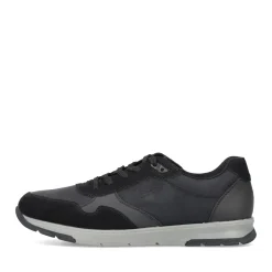 Clearance Rieker Meskie Tenisowki , Niskie, Asfaltowe, Czarne