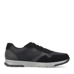 Clearance Rieker Meskie Tenisowki , Niskie, Asfaltowe, Czarne