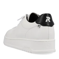 Discount Rieker Meskie Tenisowki , Niskie, Krystalicznie Biale