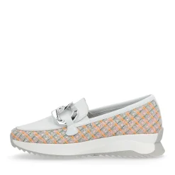 Discount Rieker Mokasyny Damskie Bialo-Multi