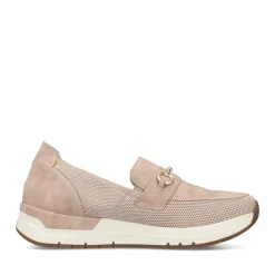Clearance Rieker Mokasyny Damskie W Delikatnym Rozu