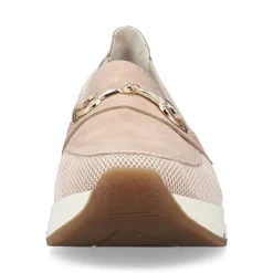 Clearance Rieker Mokasyny Damskie W Delikatnym Rozu