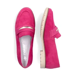 Best Rieker Mokasyny Damskie W Kolorze Magenta