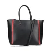 Best Rieker a | Shopper Jet Czarno-Ognisty Czerwony