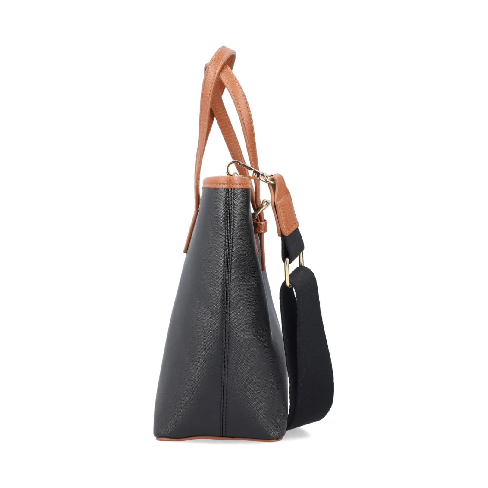 Outlet Rieker a | Shopper Stalowy Czarno-Nugatowy Braz