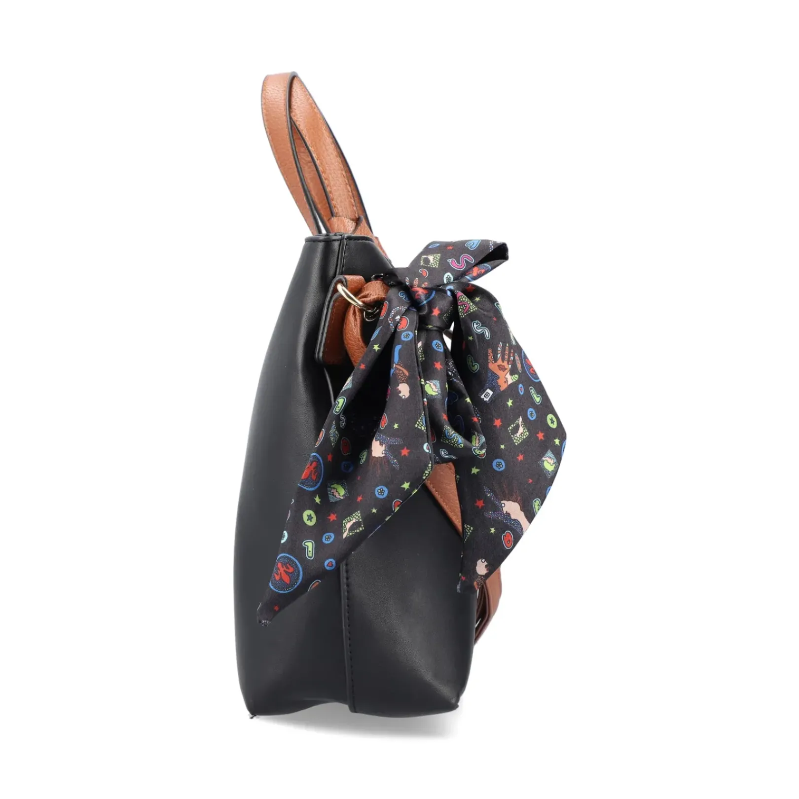 Sale Rieker a | Shopper W Kolorze Kruczoczarno-Nugatowym Brazie