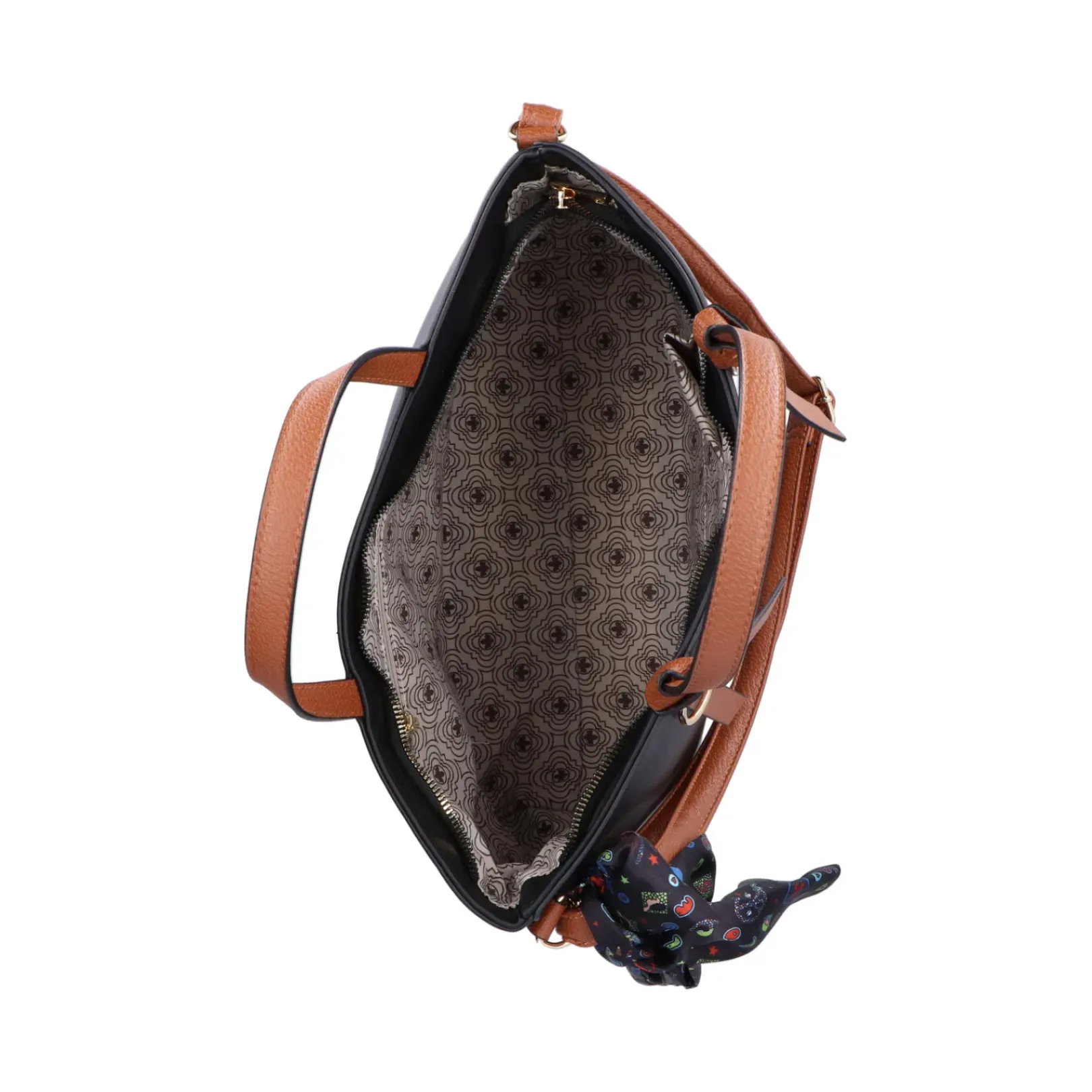 Sale Rieker a | Shopper W Kolorze Kruczoczarno-Nugatowym Brazie