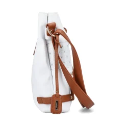 Fashion Rieker a | Torebka W Kolorze Czystej Bieli-Orzechowego Brazu
