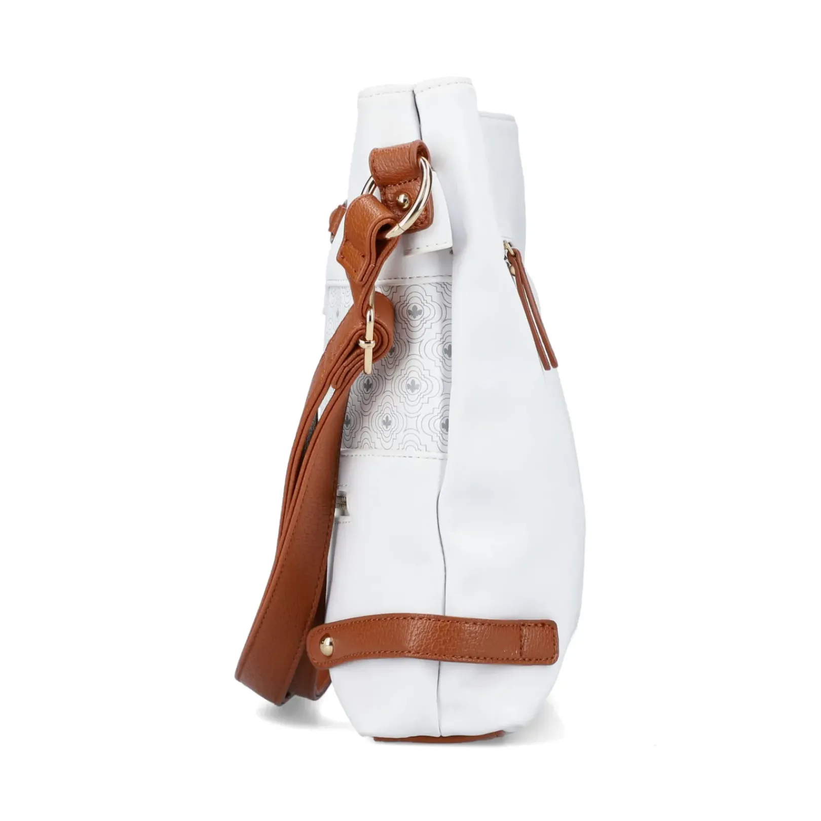 Fashion Rieker a | Torebka W Kolorze Czystej Bieli-Orzechowego Brazu