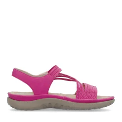 Hot Rieker Sandaly Damskie W Kolorze Rozowym