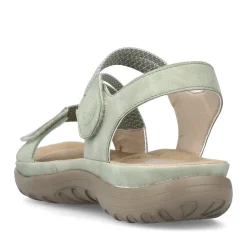 Clearance Rieker Sandaly Damskie Z Paskami W Kolorze Mietowo-Zielonym