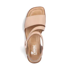 Clearance Rieker Sandaly Damskie Z Paskiem W Kolorze Bezowym