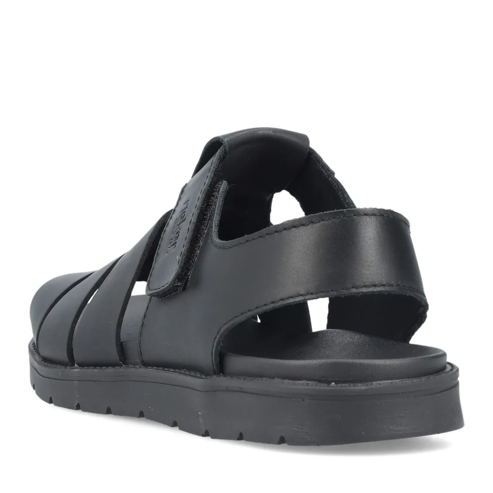 New Rieker Sandaly Meskie W Kolorze Ciemnej Czerni