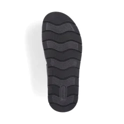 New Rieker Sandaly Meskie W Kolorze Ciemnej Czerni