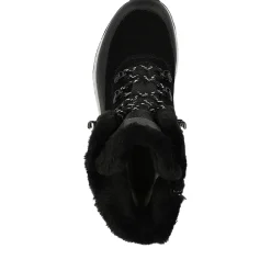 Clearance Rieker Sznurowane Botki Damskie Steel Black