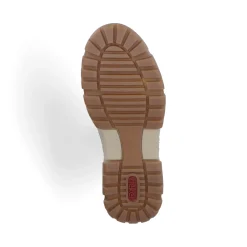 Sale Rieker Sznurowane Botki W Kolorze Camelowo-Brazowym