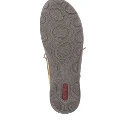 Best Rieker Sznurowane Buty Damskie W Egzotycznym Kolorze Zoltym