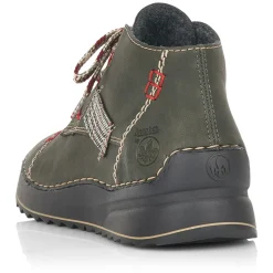 Hot Rieker Sznurowane Buty Damskie W Kolorze Khaki W Kolorze Zielonym