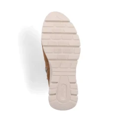 Fashion Rieker Sznurowane Buty Damskie W Kolorze Nugat W Kolorze Brazu
