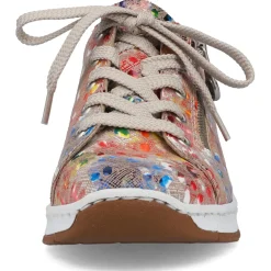 Discount Rieker Sznurowane Buty Damskie Multi