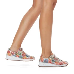 Discount Rieker Sznurowane Buty Damskie Multi