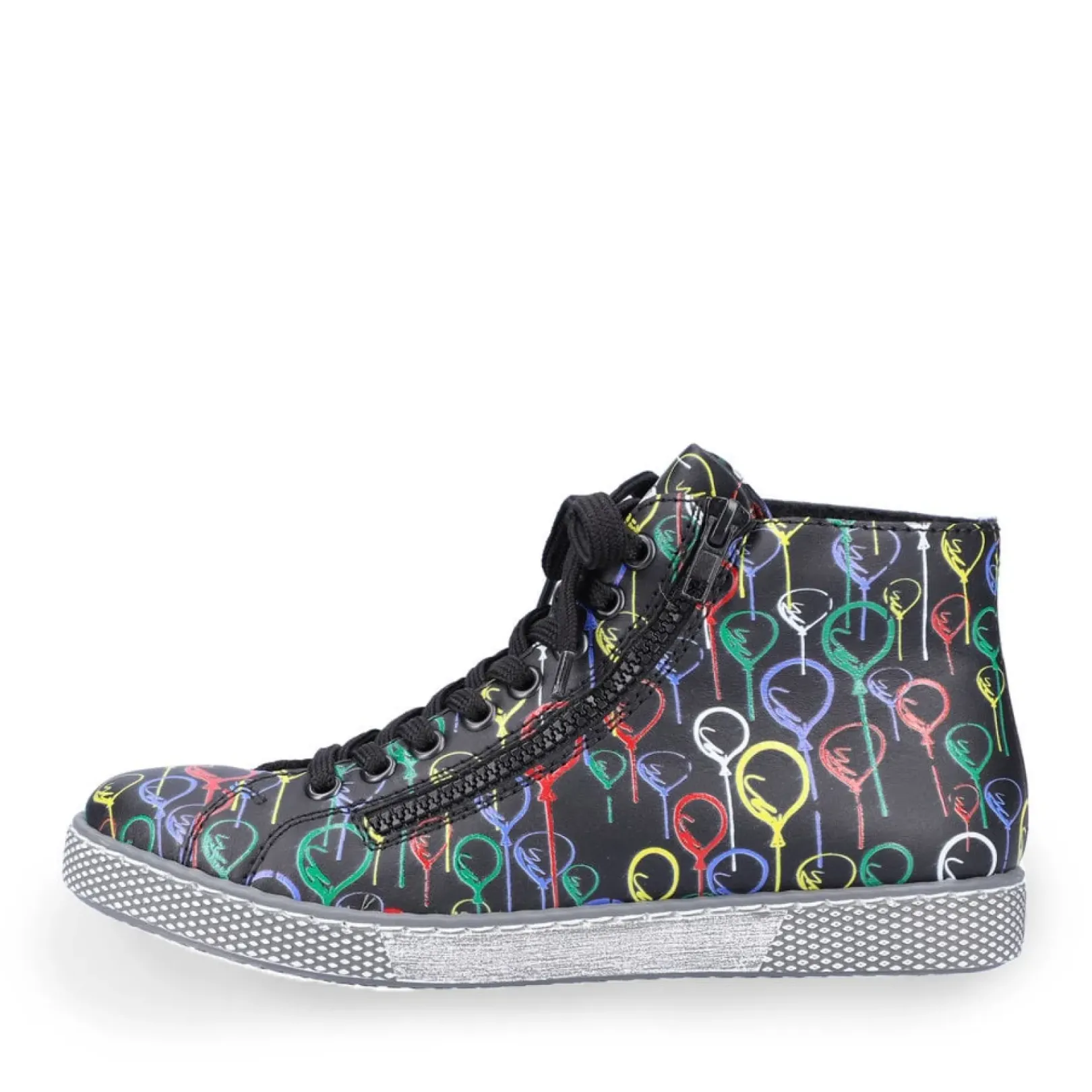 Sale Rieker Sznurowane Buty Damskie Multi