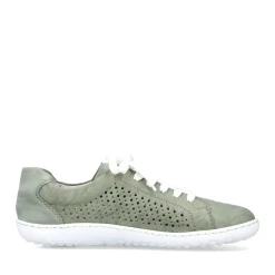 Fashion Rieker Sznurowane Buty Damskie W Kolorze Mietowo-Zielonym