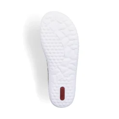 Fashion Rieker Sznurowane Buty Damskie W Kolorze Mietowo-Zielonym