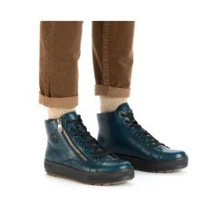 Clearance Rieker Sznurowane Buty Damskie W Kolorze Benzyny-Czarne