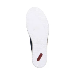 Clearance Rieker Sznurowane Buty Damskie W Kolorze Granatowym