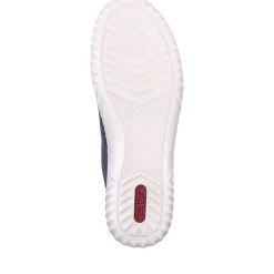 Best Rieker Sznurowane Buty Damskie W Kolorze Granatowym