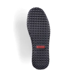 Discount Rieker Sznurowane Buty Damskie W Kolorze Grafitowo-Czarnym
