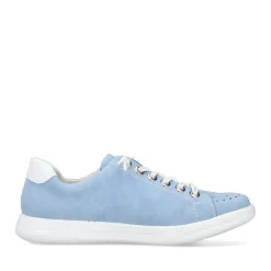 Best Rieker Sznurowane Buty Damskie W Kolorze Blekitno-Bialym