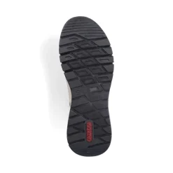 Outlet Rieker Sznurowane Buty Damskie W Kolorze Jasnego Bezu