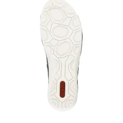 Sale Rieker Sznurowane Buty Damskie W Kolorze Lupkowoniebieskim