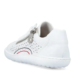 Sale Rieker Sznurowane Buty Damskie W Kolorze Perlowo-Bialym