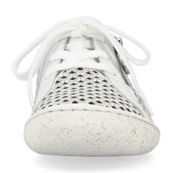 Online Rieker Sznurowane Buty Damskie W Kolorze Czystej Bieli