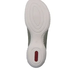 Clearance Rieker Sznurowane Buty Damskie W Kolorze Zielono-Szarym