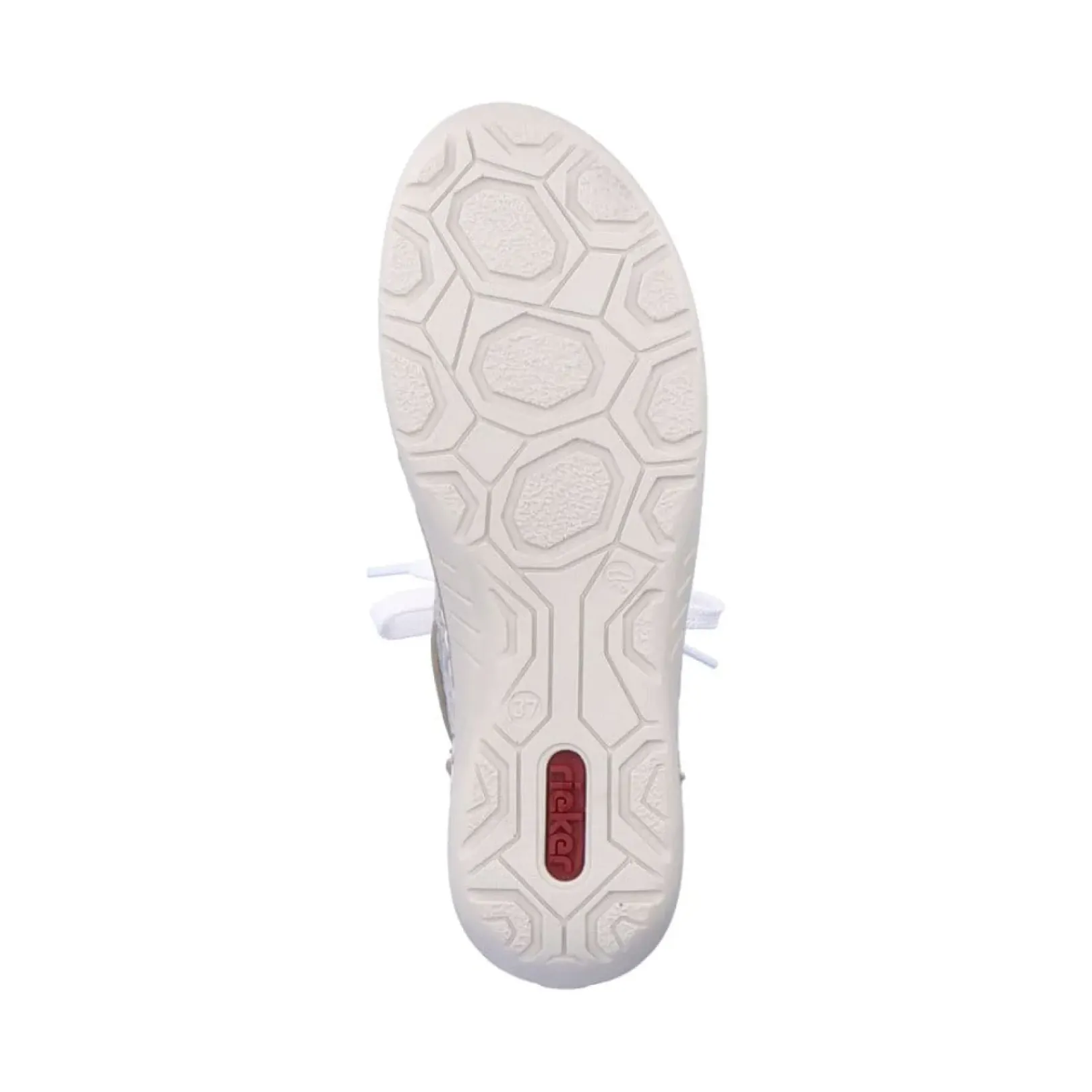 Outlet Rieker Sznurowane Buty Damskie W Kolorze Srebrno-Szarym-Blekitnym