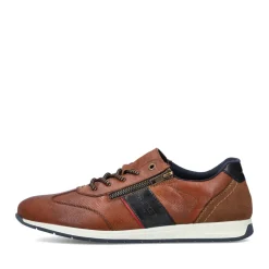 Best Rieker Sznurowane Buty Meskie W Kolorze Karmelowo-Brazowym