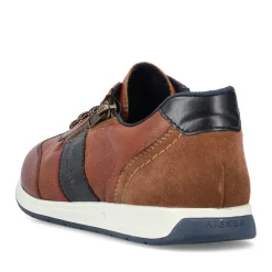 Best Rieker Sznurowane Buty Meskie W Kolorze Karmelowo-Brazowym