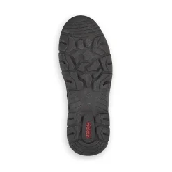 Fashion Rieker Sznurowane Buty Meskie W Kolorze Glebokiej Czerni
