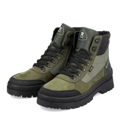Outlet Rieker Sznurowane Buty Meskie W Kolorze Khaki