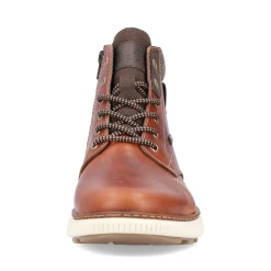 Clearance Rieker Sznurowane Buty Meskie W Kolorze Karmelowo-Brazowym