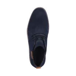New Rieker Sznurowane Buty Meskie W Kolorze Granatowym